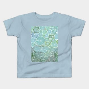 Water Lily Leafs Kids T-Shirt